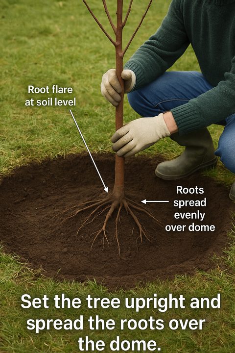 Dig the hole & set the height